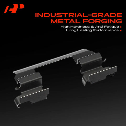Heavy Duty Front Disc Brake Hardware Kit For Chevy Cobalt Pontiac G5 Saturn Ion 2005 To 2010 Replacement Set With Clamps And Springs Ultimate Fix, metal brake clip
