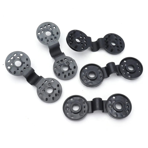 Shading Net Clips 20 Pcs Tough As Nails Durable Greenhouse Clamps with double buckle locking, black PE material