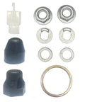 Heavy Duty 12mm Shaft Nut Cover And Washer Set For Hub Motors Durable Steel And Rubber Replacement Cap Spacer And Safety Washer