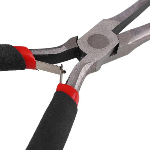 Two Pack Extra Long Needle Nose Pliers For Precision Wire Work Six Inch Long Nose Pliers Handy For Electronics Repair Computers And Gardening Tools Durable Carbon Steel With PVC Handle For Fine Detail Tasks