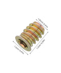 Heavy Duty Threaded Wood Insert Kit With Solid Hex Drive Metal Nuts For Secure Fastening In Cabinets Tables And General Furniture Woodworking Projects That Look And Feel Totally Rad And Built To Last, 1.5cm insert