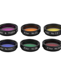 1.25 Inch Telescope Filter Set with Moon and Polarizing Filters, stackable eyepiece filters for enhanced lunar and planetary views