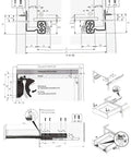 Heavy Duty Undermount Drawer Slides With Silent Soft Close Mechanism And Full Extension Glide Galvanized Steel Build For Zero Noise Cabinet Projects Tough As Nails Hardware Upgrade 16 Inch Set detailed installation diagrams.