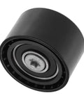 Must-Have Drive Belt Tensioner Pulley For BMW 5 Series F11, 7 Series F02, And X3 F25 Engines Like N52, black metal pulley.