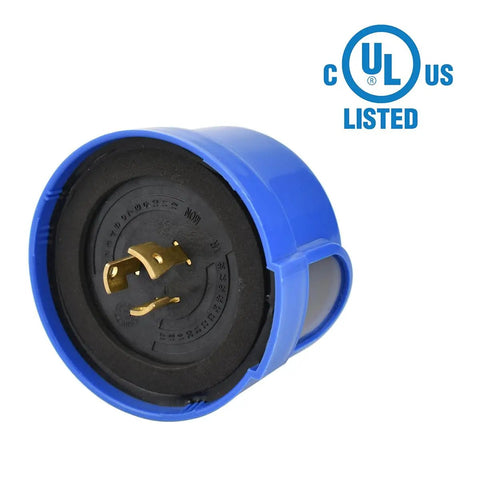 Twist-Lock Photocell Sensor For Outdoor LED Lighting Dusk To Dawn Control 120-277V NEMA Twist Lock UL Listed, blue casing