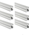 Six Pack 2020 Aluminum T Slot Extrusion 1170mm Long Silver 20x20 20 Series European Standard Anodized Linear Rail For 3D Printer Parts And CNC DIY