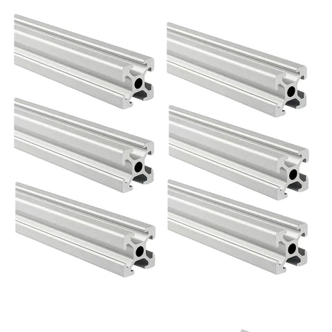 Six Pack 2020 Aluminum T Slot Extrusion 1170mm Long Silver 20x20 20 Series European Standard Anodized Linear Rail For 3D Printer Parts And CNC DIY