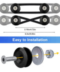 Universal Car Bumper Quick Release Kit 18 Piece Set In Black With Quick Release Tabs Nuts Bolts Washers And O Rings