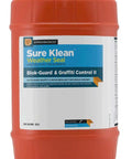 Pro Grade Concrete Sealer Drops Heavy Duty Anti Graffiti Shield in 5-gallon container for concrete protection.