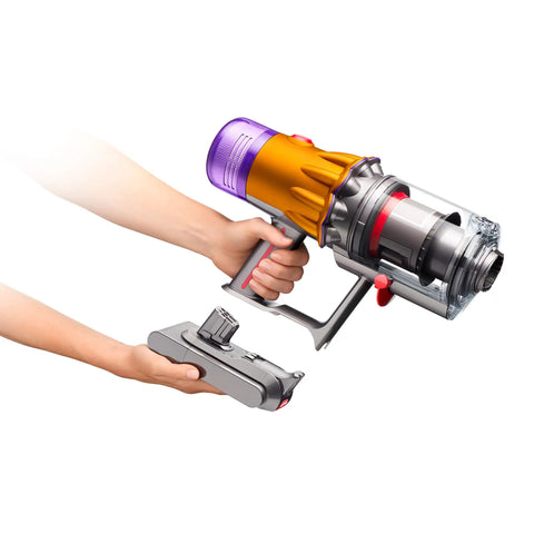 Ridiculously Light Intelligent Cordless Stick Vacuum For Wet And Dry Cleaning Slim V12 Detect Submarine Tech handheld unit