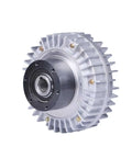 Front view of an All In One Housing With Rotating Hollow Shaft Magnetic Powder Clutch And Brake System Built For Heavy Duty Work 24V Tension Controller DTC 25