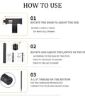 Instructions for using Golf Recording Stick Tripod Monopod With 360 Degree Rotation Extendable From 17.7 To 46 Inches