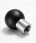 Heavy Duty 17mm Ball Head Mount With 1/4-20 Thread Aluminum Screw Adapter For Action Cameras, Smartphones, GPS Devices And Tripods, Vibration Free Stable Mount For Photo And Video, black and silver