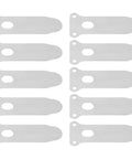 62mm Tongue Shape Steel Air Compressor Valve Plate Replacement Kit 10 Pcs For Medium Sized Cylinders Built Tough For Long Lasting Maintenance With Heat Resistant And Corrosion Resistant Performance