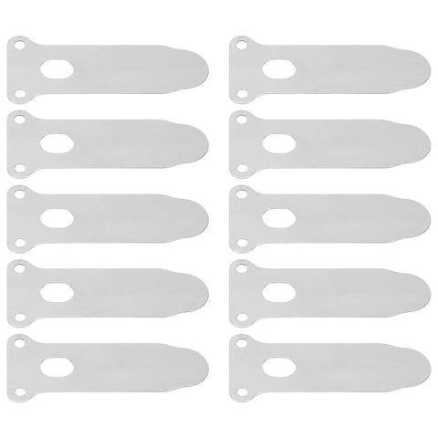 62mm Tongue Shape Steel Air Compressor Valve Plate Replacement Kit 10 Pcs For Medium Sized Cylinders Built Tough For Long Lasting Maintenance With Heat Resistant And Corrosion Resistant Performance