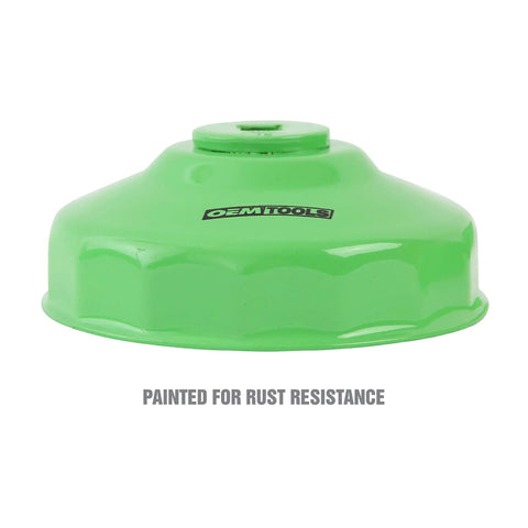 Green cap from Ten Piece Oil Filter Wrench Set With Non Slip Cap Wrenches For Easy Oil Changes, Fits Three Eighths Inch Drive
