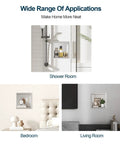 Stainless Steel Shower Niche 12x12 In Recessed Shelf Brushed Nickel Finish Waterproof Wall Storage Niche No Tile Needed in shower