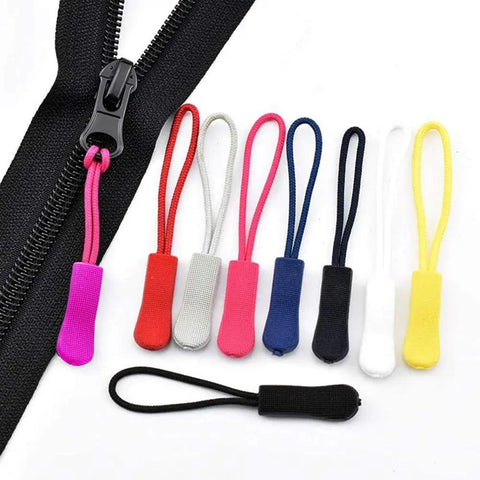Backpack And Luggage Zipper Pull Replacement Set 10 Pcs Durable Nylon Zipper Tabs With Non Slip Rubber Grip Easy To Install