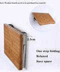 Solid As A Rock Foldable Shelf Brackets Two Pack Stainless Steel Wall Mount Supports for space saving with wood board.