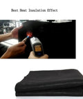 Testing Carbon Fiber Welding Blanket 6mm Thick High Temp 4x6 Feet Heavy Duty Heat Shield 1800F for torch soldering protection