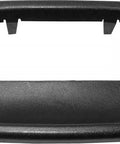 Tailgate handle bezel cover in black textured plastic for 1999–2007 Silverado/Sierra rear exterior