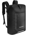 Ultralight Waterproof TPU Backpack 35L Roll Top Dry Bag With Padded Back Panel For Kayaking, Boating, Camping, Fishing, Travel, And Everyday Adventure, Black