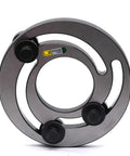 Hella Durable Adjustable Soft Jaw Boring Ring For Lathe Chuck Machine, 10 inch, steel, for securing irregular blanks during milling.