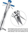 Semi Automatic Garden Transplanter Seedling Tool With Single Handle No Bending Required For Digging Holes Transplanting
