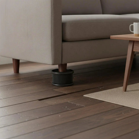 Level Up Your Furniture With Adjustable Leg Levelers And Sponge Base Stabilizers For Uneven Floors A 4 Pack under sofa leg