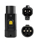 Hella Durable EV Charging Adapter NACS To IEC 62196 Type 2 Connector AC EVSE Plug showing connectors and design details.