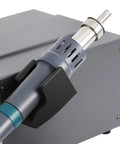 Beast Power 1000W Soldering And Hot Air Rework Station with LCD close-up, showing nozzle and control unit, for PCB repair