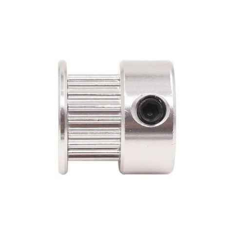 Side view of GT2 Timing Belt Pulley 20 Teeth 8mm Bore For 6mm Width Belt, Smooth Precise Motion For 3D Printers CNC Machines And Robotics