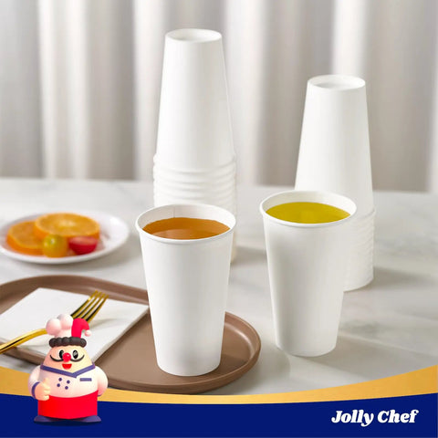 Disposable Paper Cups 16 Oz 1000 Pack Leakproof Thickened Walls Sturdy For Hot Beverages Water Grab And Go Party Office Home Travel White Ideal For Parties Coffee Tea Hot Chocolate And Daily Use