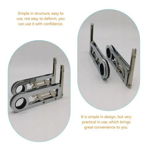 90 Degree Cabinet Door Hinges With Soft Close Chrome Plated Steel Folding Butt Hinges displayed unfolded and folded positions