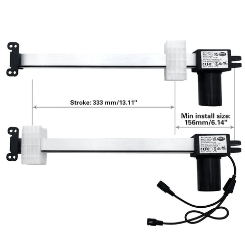 Power Recliner Motor Replacement RMT Non Universal Model R8123 R812301156333 actuator with 333mm stroke