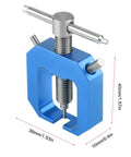 Top Shelf Pinion Gear Puller Kit For Rc Cars And Truggies, compact blue tool showing precision machined aluminum design.