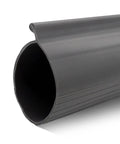 Gray P-Bulb Bottom Weather Seal For Overhead Garage Doors Fits 16 Feet 4 Inches Models, close-up view of seal material