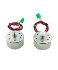 Brushed Micro DC Motor RF-300C Mini 300 Series, 5V 6V 9V 12V, 7000 RPM, 24mm round spindle motors with and without gear