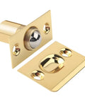 Adjustable Ball Door Catch Set for Cabinets and French Closet Doors, Hidden Retractable Clamping Mechanism Delivers Slick, Secure Closure