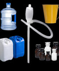 Heavy Duty Manual Oil Transfer Pump Siphon Hose For Liquids No Mess Spills Food Grade Plastic Hand Fuel Extractor For Diesel Water Gasoline Chemicals Wine Edible Liquids And More Corrosion Resistant And Easy To Use, 23in hose