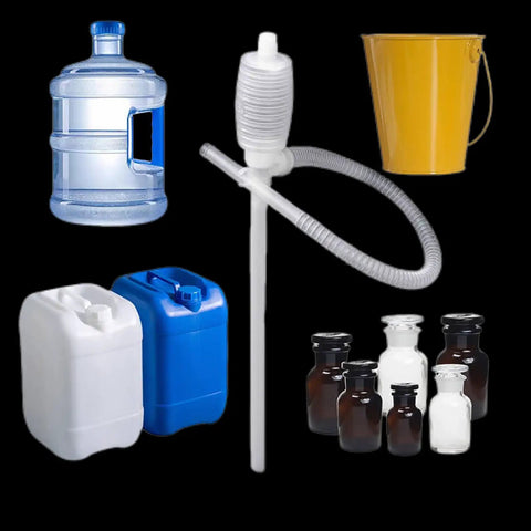 Heavy Duty Manual Oil Transfer Pump Siphon Hose For Liquids No Mess Spills Food Grade Plastic Hand Fuel Extractor For Diesel Water Gasoline Chemicals Wine Edible Liquids And More Corrosion Resistant And Easy To Use, 23in hose