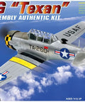 T6G Texan Model Kit 1 72 Scale With Easy Build Cockpit Tub Recessed Panel Details Metal Propeller Shaft And Decals For USAF 6147 TCS 1952