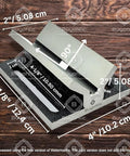 V Block Jig Fixture For Center Drilling Round Workpieces Up To Two Inches Solid Iron Construction With Precision Machined Surfaces