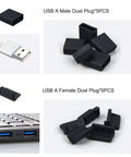 Ultimate USB Port Dust Plug Kit with 30 Silicone Caps for USB Type C USB A Micro USB iPhone 12 13 14 Charging Ports