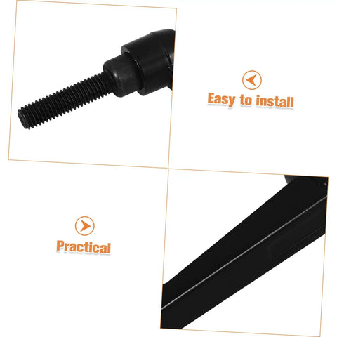 4 Pack Alloy Clamping Handle Tightening Lever Set For Machines, Furniture, And Electronics, Heavy Duty Quick Clamp Handles With Secure Locking System, Versatile Durable Easy Grip For DIY Projects And Industrial Use black threaded clamp handle close-up