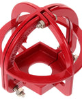 Hella Tough Fire Sprinkler Head Guard Protector Cage For Flush Mount Side Wall And Pendant Heads Built To Handle Heavy Knocks Dead Simple Install Stainless Steel Shell Frame, red steel cage, dimensions 3.34 by 3.34 by 3.14 inches.