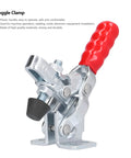 Heavy Duty Toggle Clamp With 330.7 Lb Holding Capacity, Quick Release Hold Down Clamp For Woodworking Jigs And Fixtures