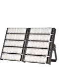 Commercial Outdoor Flood Light With Rock Solid Waterproof Design For Tunnel And Spot Applications Delivering A Blazing 6000K White Beam, multi-panel design.