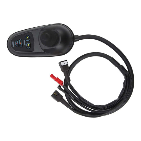 Electric Wheelchair Controller 24V DC With Brush Joystick And Brake Connector For Smooth Start And Precise Control Durable ABS Shell