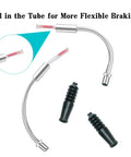 V Brake Noodle Cable Guide Pipe Kit With Rubber Boots For MTB Rigs And More Includes 90 Degree Bend Pipe With Oil Tube